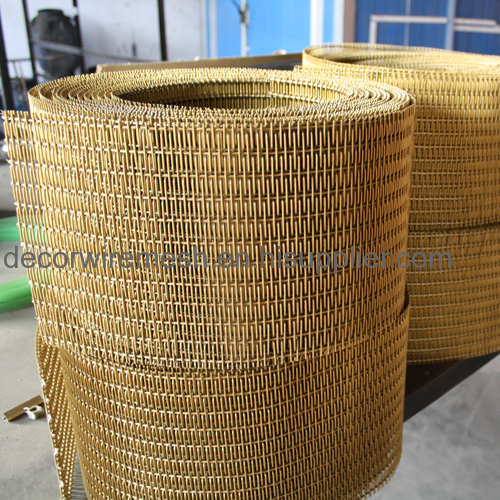 Stainless brass Intercrimp Decorative fabric or architectural Mesh