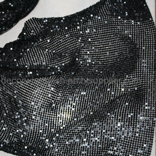 Gold/Silver metal mesh fabric/Glittery Metallic cloth/Sequin cloth