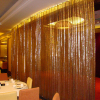 Golden Cloth Divider /Partition For Restaurant