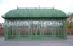 Beautiful wrought iron greenhouse