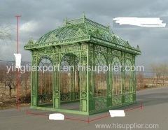 Simple wrought iron gazebo