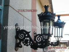 Nice cast iron wall lamp