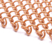 partition screen rose gold metal curtain