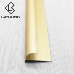 Advanced Techniques Golden Color Aluminum Ceramic Tile Trim