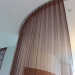 Metallic Curtain as Divider for Restaurant