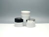 15ml milk glass cosmetic jars vintage opaque white glass face body cream containers eco friendly skin care packaging