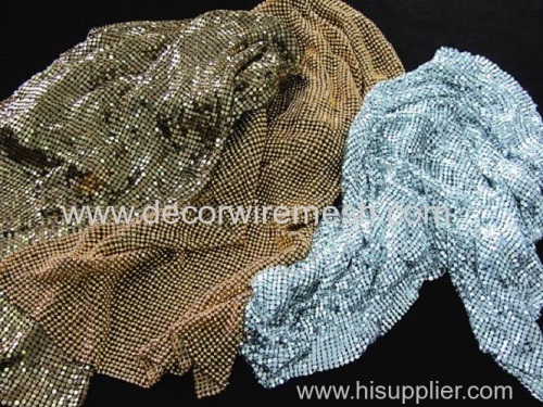 metallic cloth scale mesh