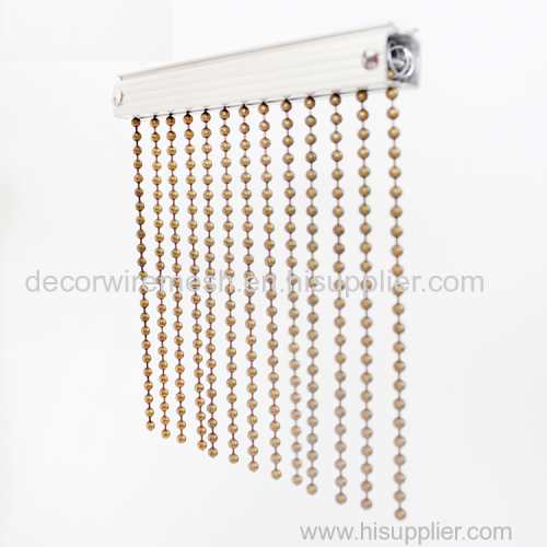 Metal ball chain curtain