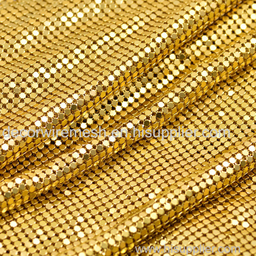 Metallic sequin fabric with Aluminum Alloy