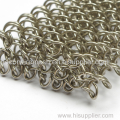 metal coil drapery spring mesh curtain