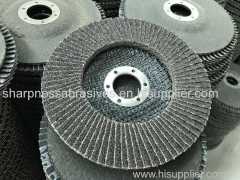 Sharpness flap discs calcined aluminum oxide or zirconium for metal and stainless steel polishing