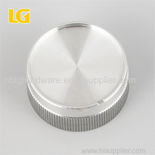 ISO9001 OEM China factory 40mm safe Aluminum white volume knob for car audio