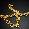 golden aluminum chain curtain