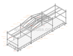 Massive Trussing Rigging pyramid roof setup