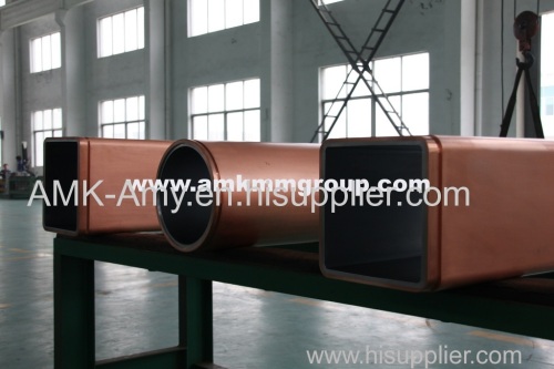 copper mould tube for continuous casting machine