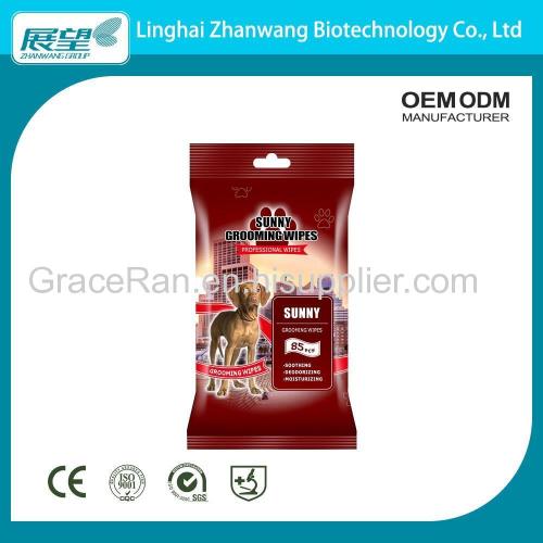 OEM Pet Dog Puppy Eye Ear Face Cleaning Wet Biodegradable Dog Wipes