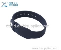 Pocket Silicone RFID Wristband with Replacing RFID Tag