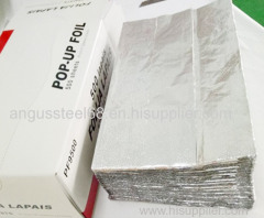 Embossed Pop up Aluminium Foils