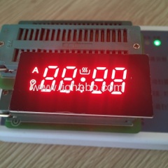 Customized ultra white 4 digit 7 segment led display for oven timer control