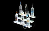 Customized Design Counter Acrylic Wine Display Stand With Light