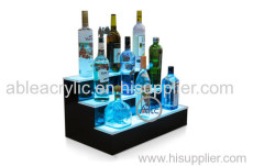 Counter Custom Acrylic Wine Display Stand With Light