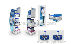 Custom Structure UV Printing Acrylic Display Rack for Shampoo