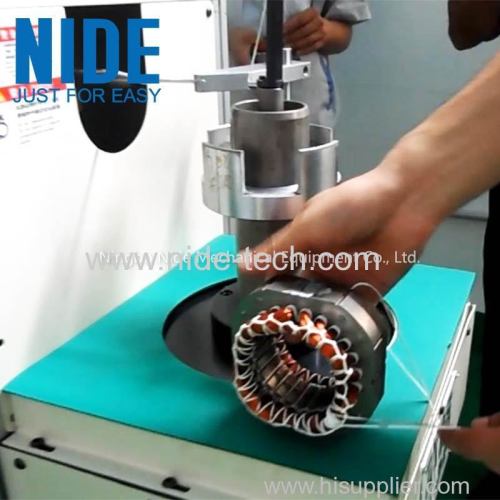 Economical motor stator coil lace equipment motor winding lacing machine