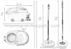 KXY-JLT spin mop with foot pedal