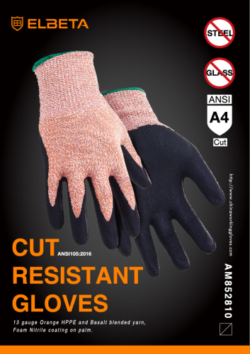 CUT RESISTANT GLOVES ANSI A4
