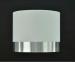 Metallic Silver PVC Banded Cylinder Shade