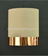 D200mm *H220mm Metallic PVC Banded Cylinder Shade