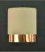 Metallic PVC Banded Cylinder Shade