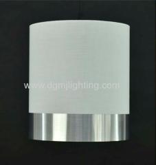 D200mm *H220mm Metallic PVC Banded Cylinder Shade
