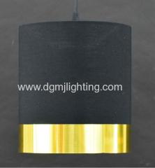 Metallic PVC Banded Cylinder Shade