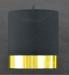 Metallic PVC Banded Cylinder Shade