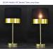 Gold PVC Banded Table Lamp Brass