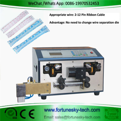 Automatic Ribbon Cable Cutting Splitting And Partially Stripping Machine
