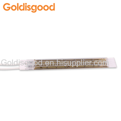 Halogen gold plated double tube halogen heating lamp for Offset drying