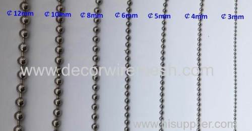 gun metal black bead chain beaded curtain 
