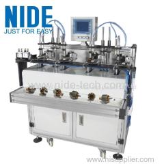 Automatic small motor armature winding machine for 5 slots motor rotor coil winding