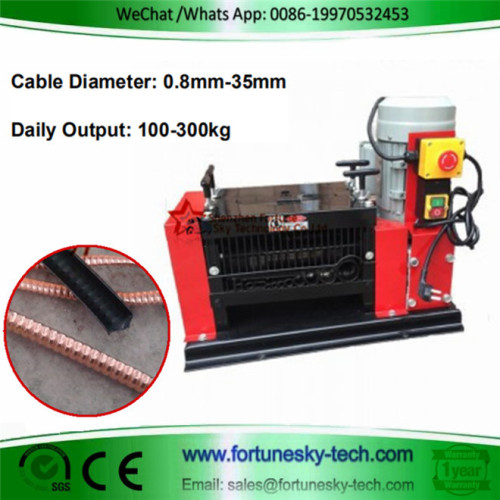 Cable Stripping Machine For Scrap Copper Recycling