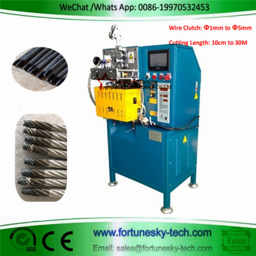 wire rope cutting machine