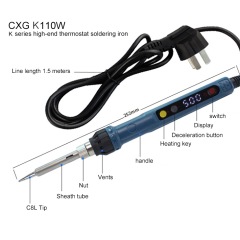 CXG Digital Display Lead Free soldering iron Durable Pencil Soldering Iron Tin Welding Electric Circuit Board Solde