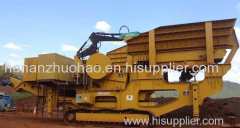 Mobile Wheel Crushing& Screening Plant