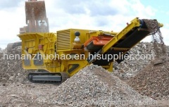 Mobile Wheel Crushing& Screening Plant Capacity 100~150 t/h