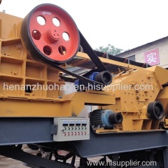 Mobile Wheel Crushing& Screening Plant Capacity 100~150 t/h