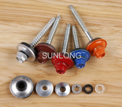 Roofing screw - No.1 point - colorful painted head - all kinds of washer
