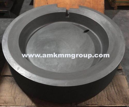 Graphite crucible for precious metal