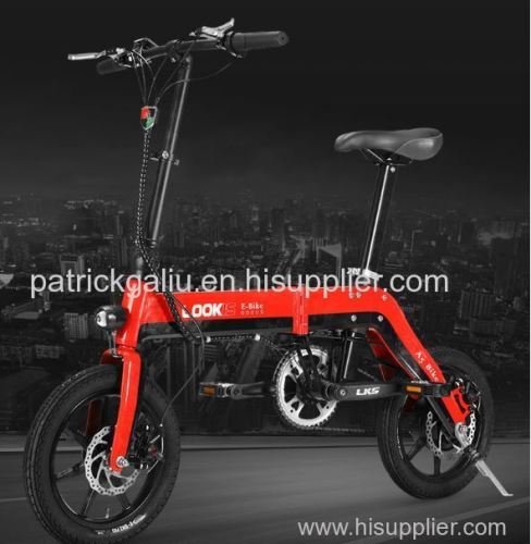 14 Inch 36v 350w Foldable Electric Bike