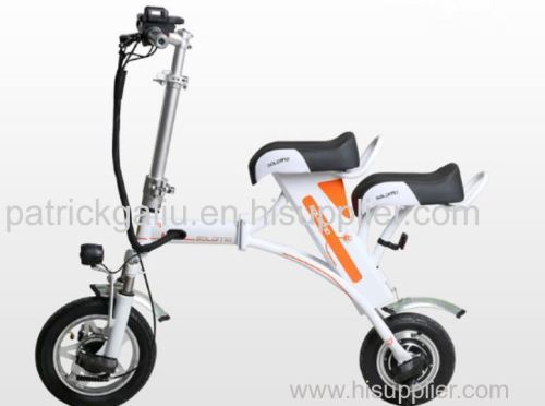 12 Inch Foldable Electric Bike Smart Two Seat